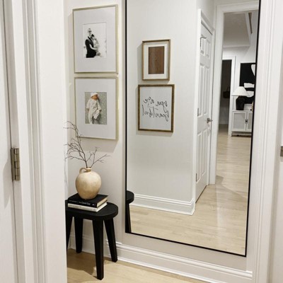 Woodland Carved Wood Accent Table - Black - Threshold™ : Target