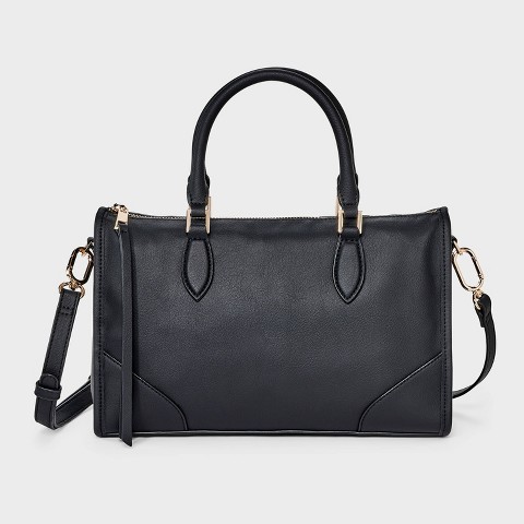 A New Day Satchel Crossbody Bag - A New Day™ Black