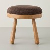 Upholstered Round Top Mid Century Ottoman - Hearth & Hand™ with Magnolia - 3 of 4