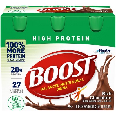 Boost High Protein Nutritional Shake - Chocolate - 6pk