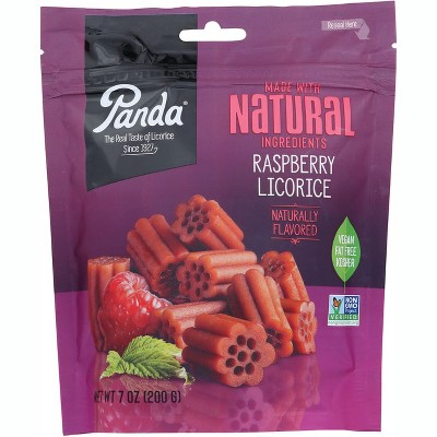 Panda Licorice Raspberry Licorice.