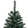 Tangkula 6'Artificial Christmas Tree PVC Material Metal Stand Holidy Decoration w/ 350 LED Lights - 4 of 4