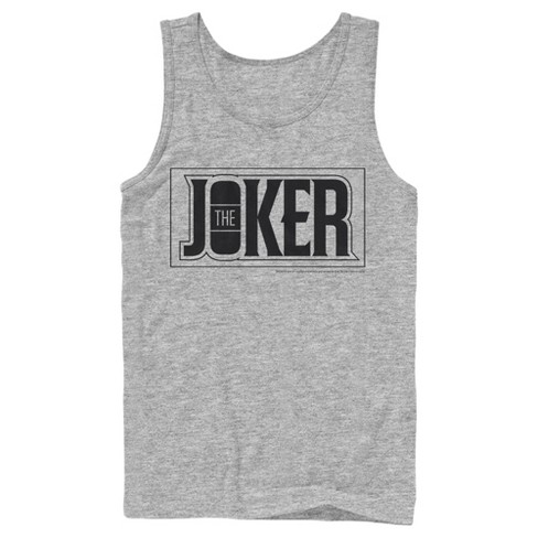 Men's Batman Joker Text Logo Tank Top : Target