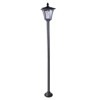 LamQee 1-Light 63 inch LED Solar Post Light Complete Solar Powered Outdoor Post Light Floor Lamp Exterior Garden Lights for Pathway Patio - 2 of 4