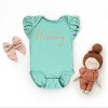 The Juniper Shop Little Blessing Heart Flutter Sleeve Bodysuit - 3 of 4