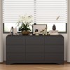 SOLACE FURNITURE 9 Drawers Dresser for Bedroom, 63" Wide Modern Dressers & Chest of Drawers with Pre-installed Slide - 4 of 4