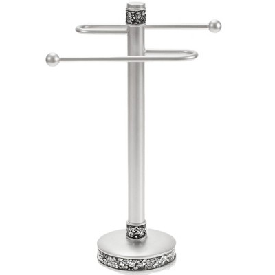 Brushed nickel best sale guest towel holder