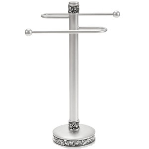 Creative Scents Brushed Nickel Towel Stand - 1 of 4