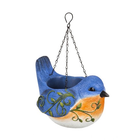 Blue Jay and Red Cardinal Birds Garden Statue Resin Yard 