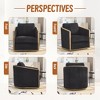 MOONMISS 360 Degree Swivel Barrel Chair,Comfy Corduroy Round Accent Sofa Chair,Leisure Arm Chair for Nursery,Hotel,Bedroom,Office - 2 of 4
