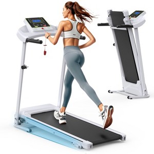 Belatt Folding Treadmill 2.5HP with Incline, Bluetooth, LCD Display, Heart Rate Sensor, Running Machine for Home Gym - 1 of 4