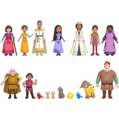 Disney Wish movie 2023 dolls from Mattel - Asha and other characters 