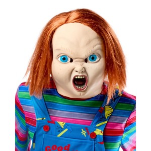 Rubies Child's Play 2 Chucky Adult Overhead Latex Mask with Hair - 1 of 4