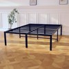 Lusimo 18 Inch Bed Frame Easy Assembly Metal Platform Bed with Steel Slat Support All Sizes - 2 of 4