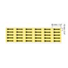 Unique Bargains Industrial Work Inspection Indicator Long Arrow Self-Adhesive Labels 1.4" x 0.4" Black Yellow - 2 of 4