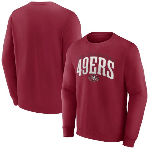 Nfl San Francisco 49ers Men's Varsity Letter Long Sleeve Crew