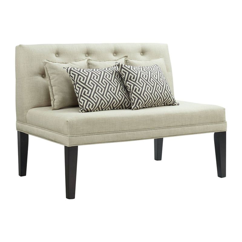 Mara Loveseat with 5 Pillows Taupe - Picket House Furnishings, 3 of 11