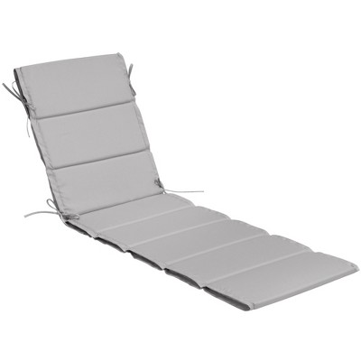 Pellebant Patio Outdoor Chaise Lounge Cushion Foldable Outdoor Lounge Chair Cushion for Patio Furniture 30D Sponge
