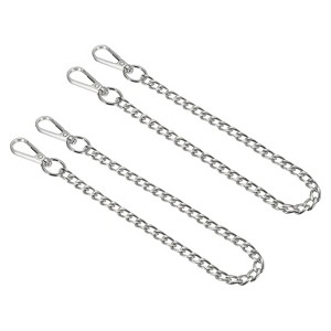 Unique Bargains Alloy Durable Removable Buckles Replacement Purse Chain Strap 2 Pcs - 1 of 4