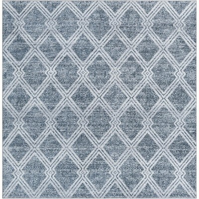 Unique Loom Kamala Washable Collection Area Rug - Modern Trellis