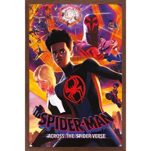 Trends International Marvel Spider-Man: Across The Spider-Verse - Group One Sheet Framed Wall Poster Prints - 1 of 4