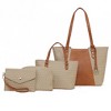 MKF Collection Lippa Tote Crocodile Embossed Vegan Leather Women’s Bag Purse Set by Mia K - 2 of 4