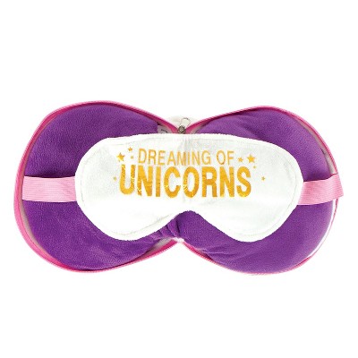 Fashion Angels Style.Lab by Fashion Angels Travel Pillow Eye Mask | Dreaming of Unicorns