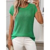 Women's Sleeveless Knit Sweater Top – Soft & Breathable Loose Fit Pullover - 3 of 4