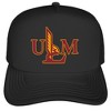 Gender Neutral Official University of Louisiana Monroe Primary Logo Foam Snapback Trucker Hat - for Men and Women Black Black One Size - 2 of 4