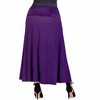 Plus Comfortable Fit Elastic Waist Maxi Skirt - 24seven Comfort Apparel™ - 3 of 4