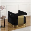 Meridian Furniture,Armani Velvet Accent Chair - 3 of 4