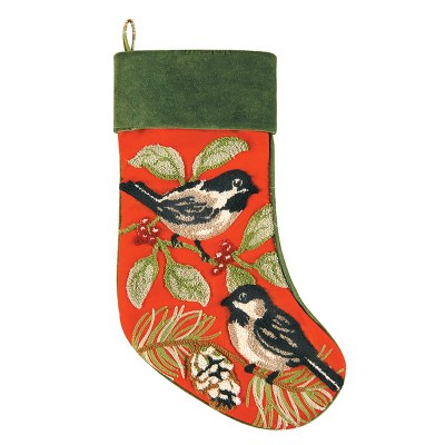 C&F Home Chickadee Stocking