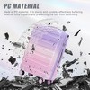 MOONMISS 20"/24"/28" 3 pcs/set in PC Spinner Wheel Luggage, Carry on Suitcase, With Gradient Color and Combination Lock - 2 of 4