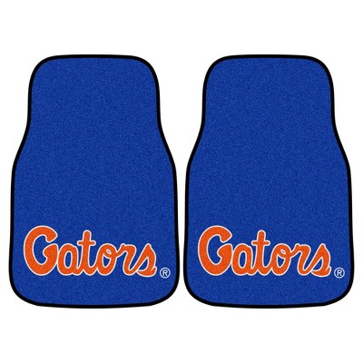 NCAA University of Florida Gators Carpet Car Mat Set - 2pc