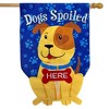 Briarwood Lane Everyday Burlap House Flag 40x28 For Outdoor Spoiled Pup House Flag - 4 of 4