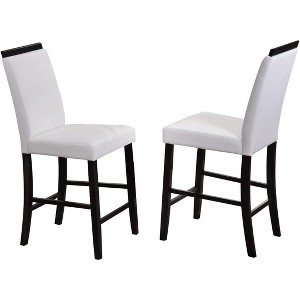 Kings Brand Furniture Arecibo Furniture Counter Parsons Dining Chairs, Set of 2 - 1 of 4
