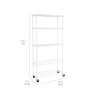 Seville Classics UltraDurable  5-Tier 36" x 14" Steel Wire Shelving Unit - 3 of 4