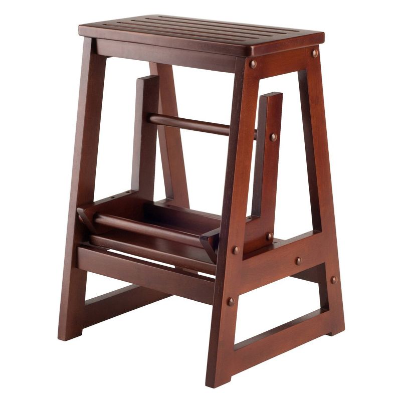 Double Step Stool Antique Walnut - Winsome, 3 of 8
