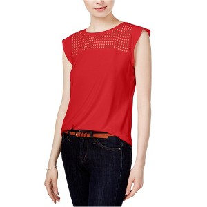 maison Jules Womens Flutter Sleeve Pullover Blouse - 1 of 1