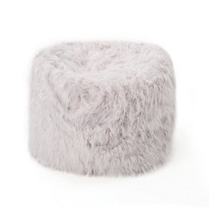 CAVINAS Faux Fur Bean Bag Chair,Lazy Sofa Chair with High Density Foam,Lounge Chair for Living Room - 1 of 4
