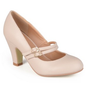 Journee Women's Windy Medium and Wide Width Pumps - 1 of 4