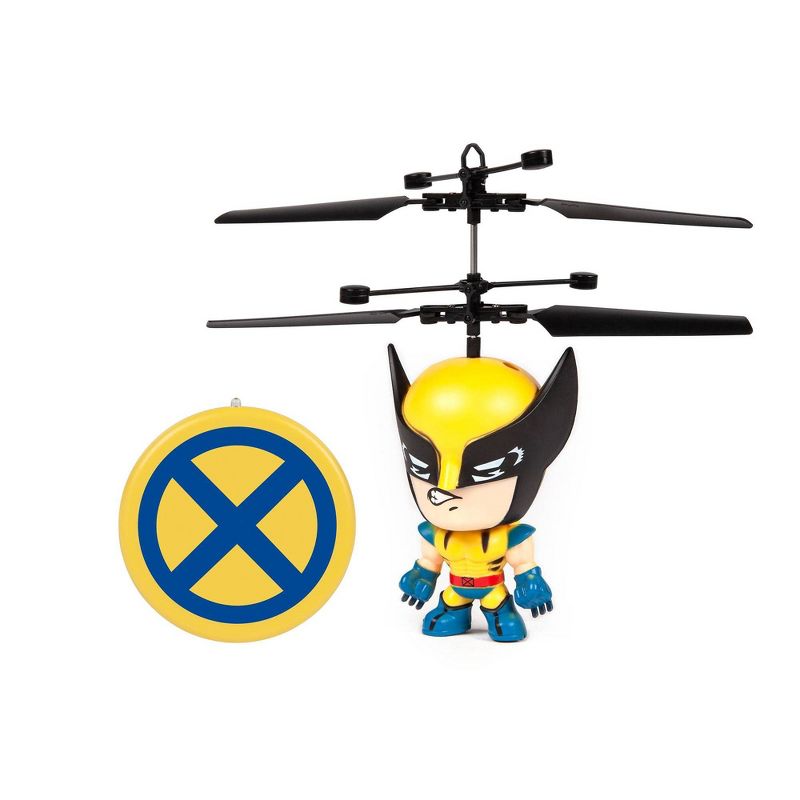 World Tech Toys Marvel 3.5&#34; Wolverine Flying Figure IR Helicopter, 1 of 6