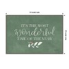 Amanti Art Green Christmas IV by Becky Thorns Canvas Wall Art Print Framed 33-in. x 23-in. - 3 of 4