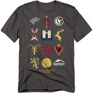 Game Of Thrones House Sigils Adult T-Shirt - 1 of 4