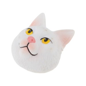 Unique Bargains Magnetic Fridge Sticker Irregular Shape Synthetic Resin Gray 1Pc - 1 of 3