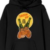 7UP Fresh Up On The Job Long Sleeve Black Adult Hooded Sweatshirt - 2 of 3