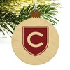Colgate University Secondary Logo Wood Christmas Tree Holiday Ornament - 4 of 4