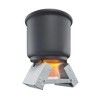 Industrial Revolution Galvanized Steel Foldable Pocket Stove with Fuel for Camping and Emergencies - 4 of 4