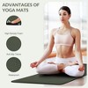 Kumasinova 0.5" Non-Slip Yoga Mat for Women & Men,High-Density Foam Pratice Mat with Straps for All Kinds of Yoga Pratice,71"L x 24"W - 4 of 4