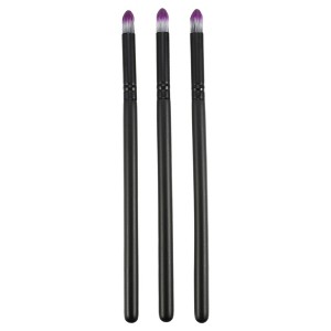 Unique Bargains Face Concealer Makeup Brushes and Sets Black 3 Pcs - 1 of 4